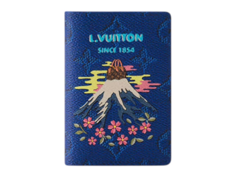 Louis Vuitton x Nigo Pocket Organizer Blue in Canvas with Gold