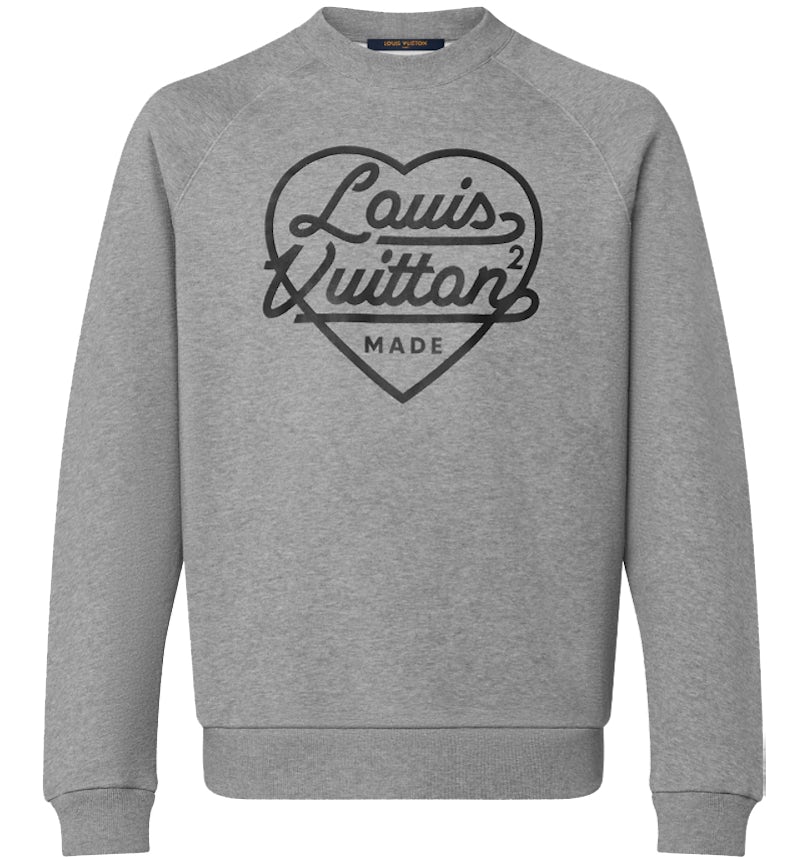 Grey Louis Sweatshirt Louis Vuitton LV Monogram Circle Cut Grey