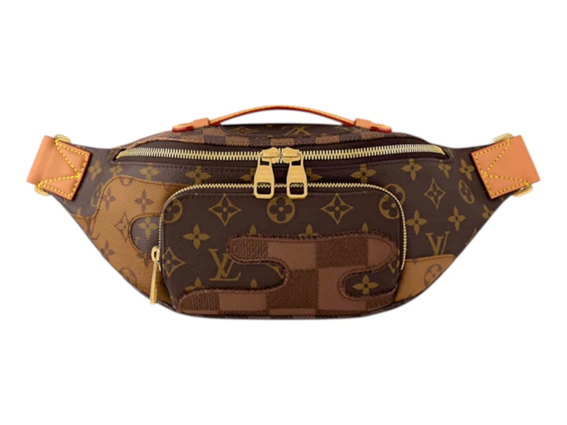 Louis Vuitton x Nigo Rush Bumbag Brown in Canvas with Gold