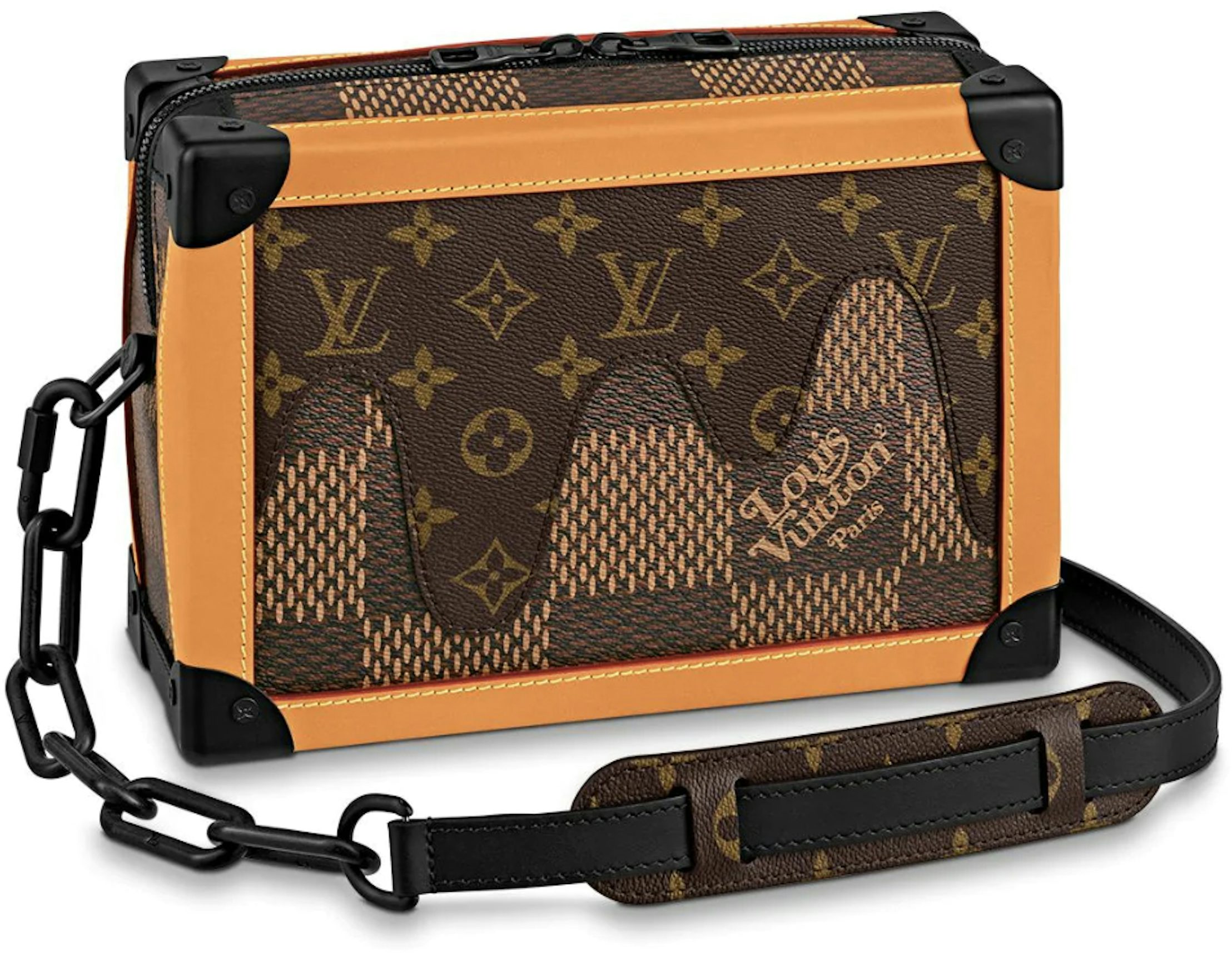 Louis Vuitton Soft Trunk Wallet Black Virgil Abloh Nigo Eclipse Bag Travel