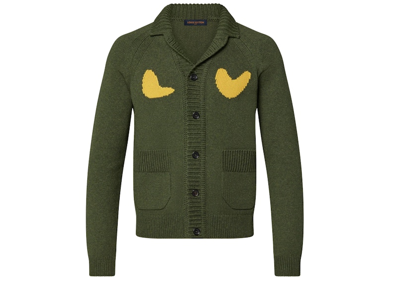 Louis Vuitton x Nigo Sophisticated Tiger Cardigan Dark Khaki