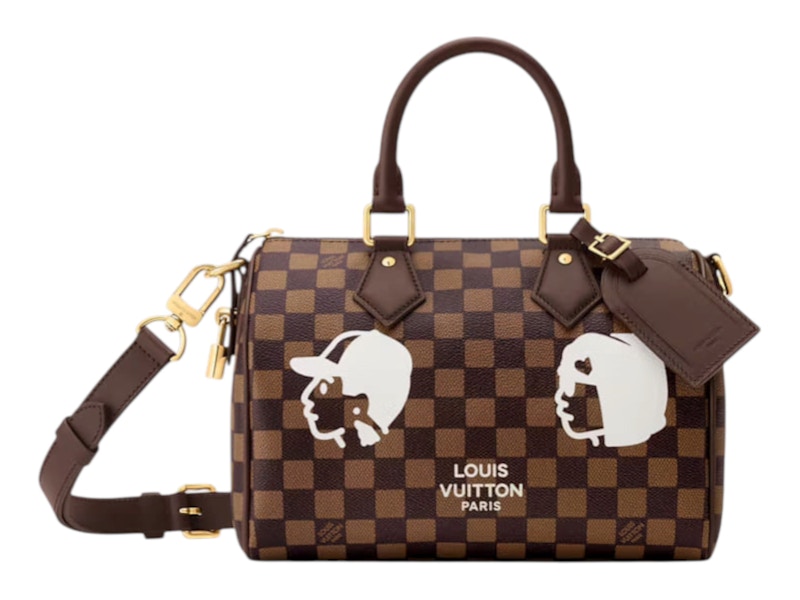 Louis Vuitton x Nigo Speedy Bandouliere 25 Brown in Canvas
