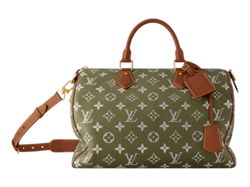 Louis Vuitton ソナチネ Louis Vuitton x Nigo Speedy P9 Bandouliere 40 Green Sencha
