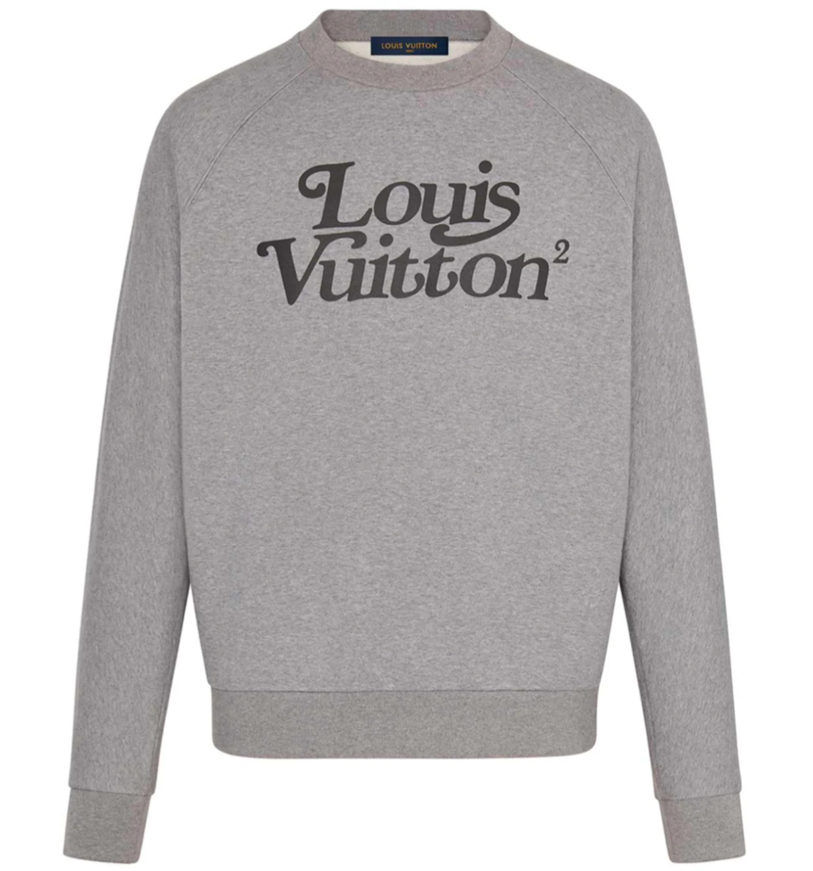 Louis Vuitton x Nigo Squared LV Sweatshirt Gris Clair Men s SS20