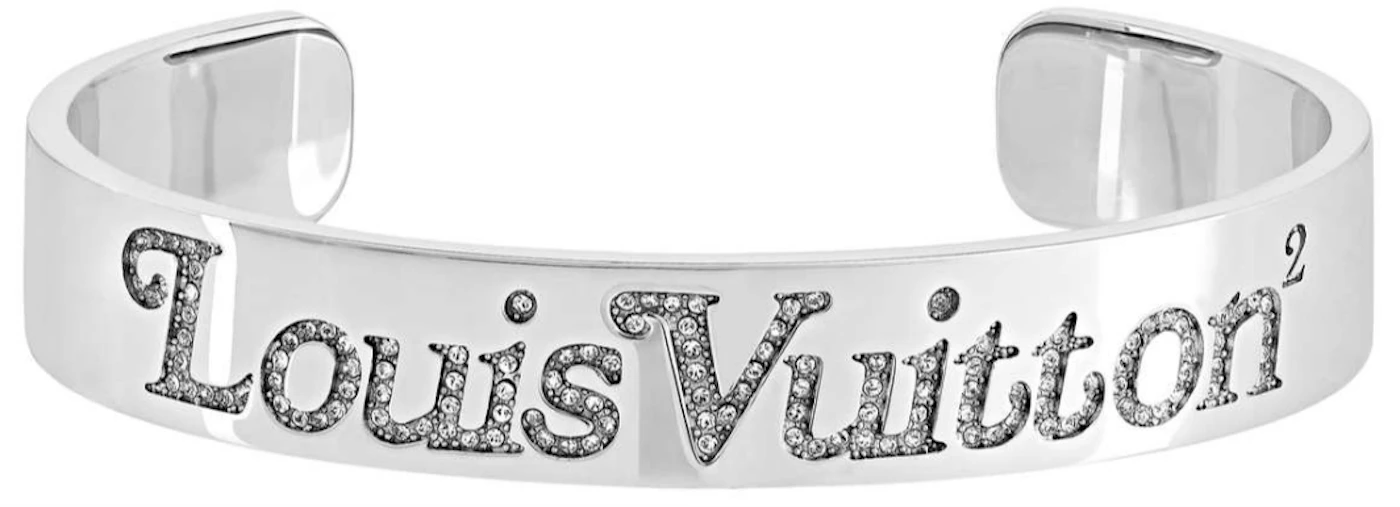 Louis Vuitton Monogram Play Fleurs Ring Silver Metal. Size L