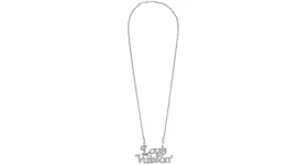 Louis Vuitton x Nigo Squared Strass Necklace Silver