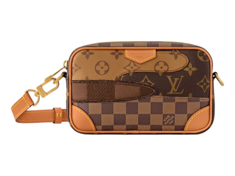 送料込★実用的♪【LOUIS VUITTON】Trocadero Wearable Wallet Trocadéro Wearable Wallet Monogram Eclipse Canvas - Men