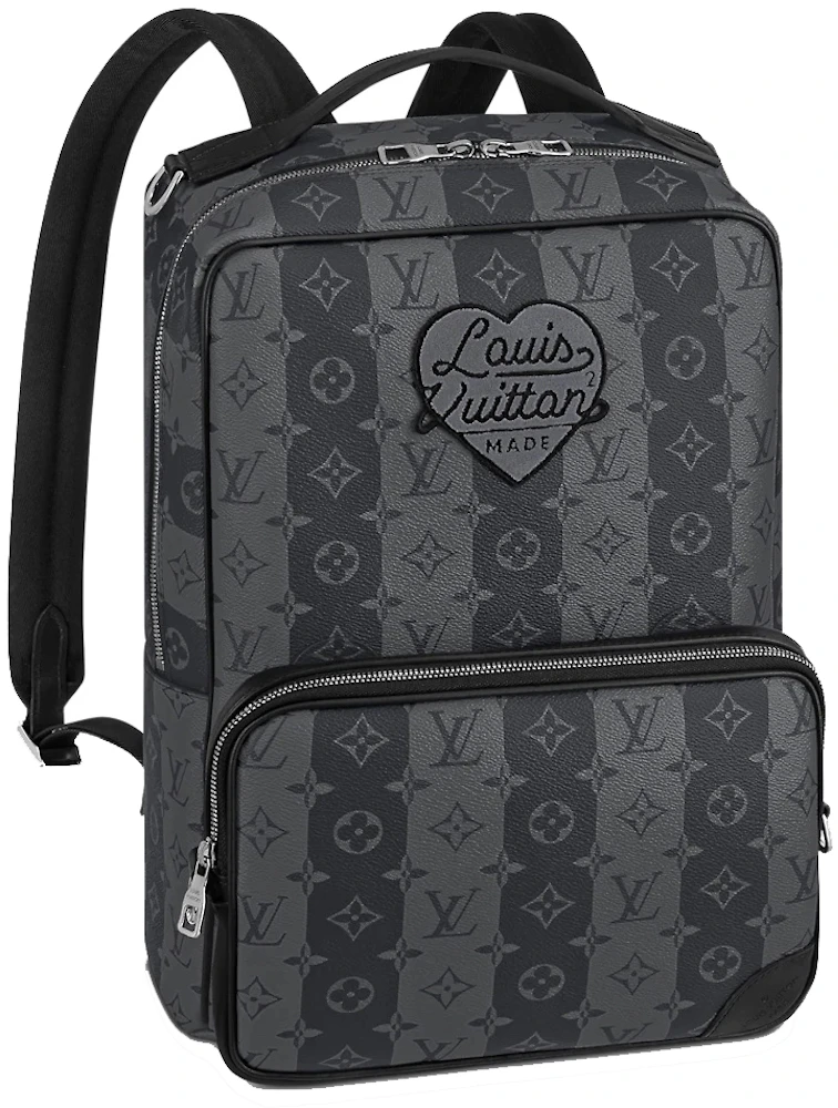 Louis Vuitton x Nigo Utilitary Backpack Monogram Stripes Eclipse in Coated  Canvas with Silver-tone - US