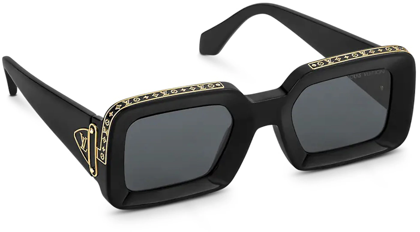 Sunglasses Louis Vuitton x Nigo Black in Plastic - 23437637