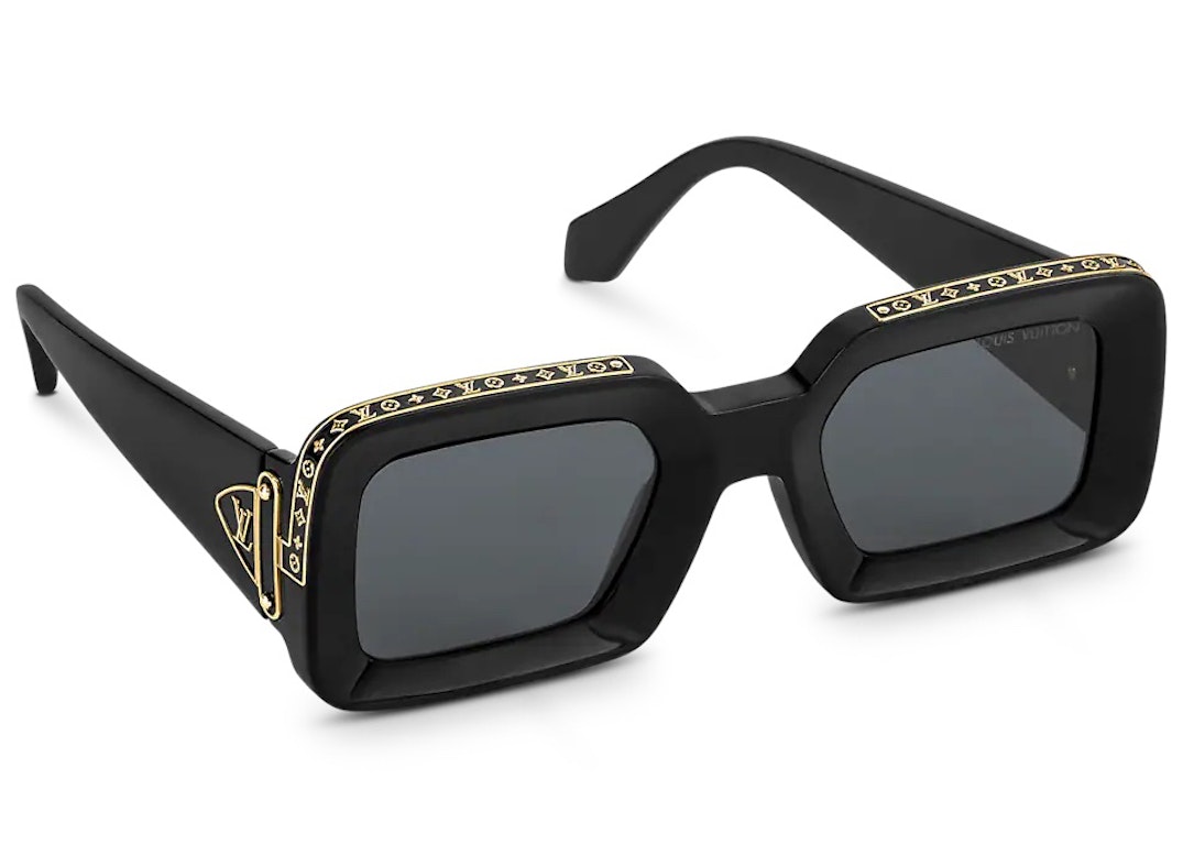 Pre-owned Louis Vuitton X Nigo Zillionaires Sunglasses Black