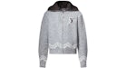Louis Vuitton x Nigo Zippered Knitted Jacket Light Gray