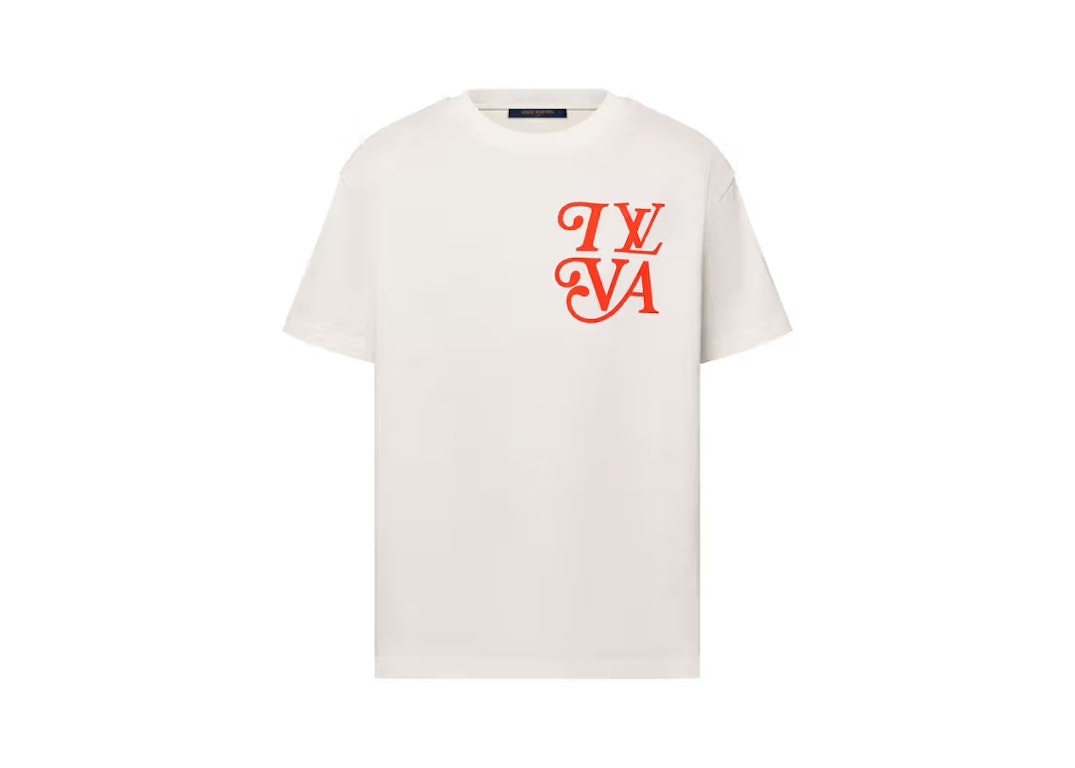 Pre-owned Louis Vuitton X Something In The Water I Lv Va Printed T-shirt  White/red
