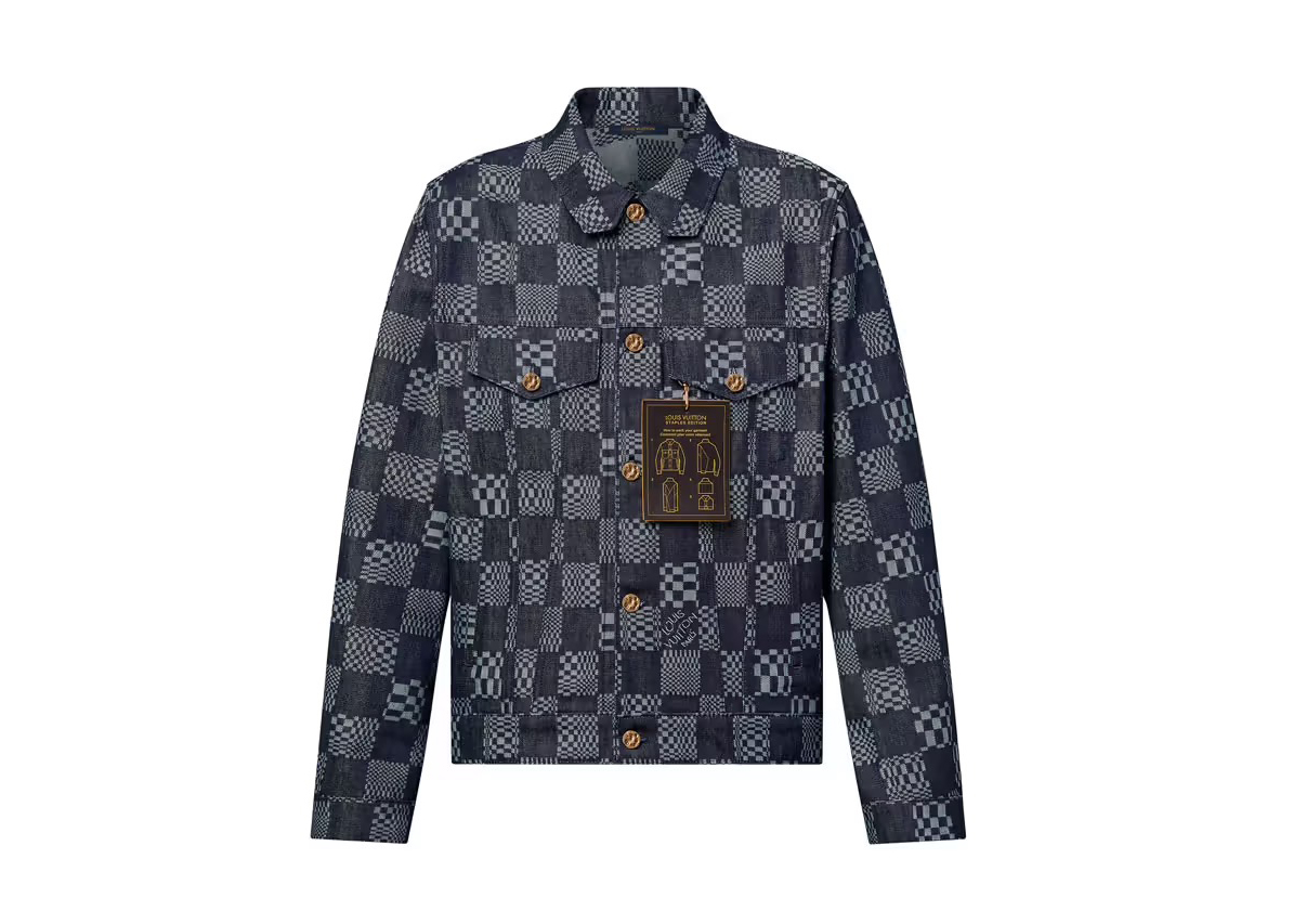 Louis Vuitton x Something in the Water VA Is For Lovers Embroidered Jacket  Blue Denim