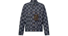 Louis Vuitton x Something in the Water VA Is For Lovers Embroidered Jacket Blue Denim