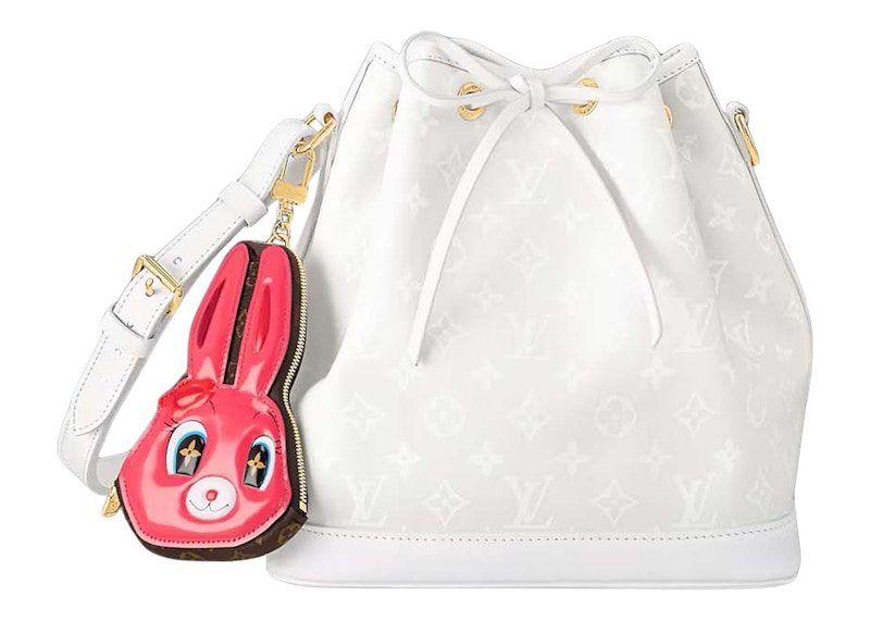 Louis Vuitton x Sun Yitian Petit Noe White in Calfskin Leather