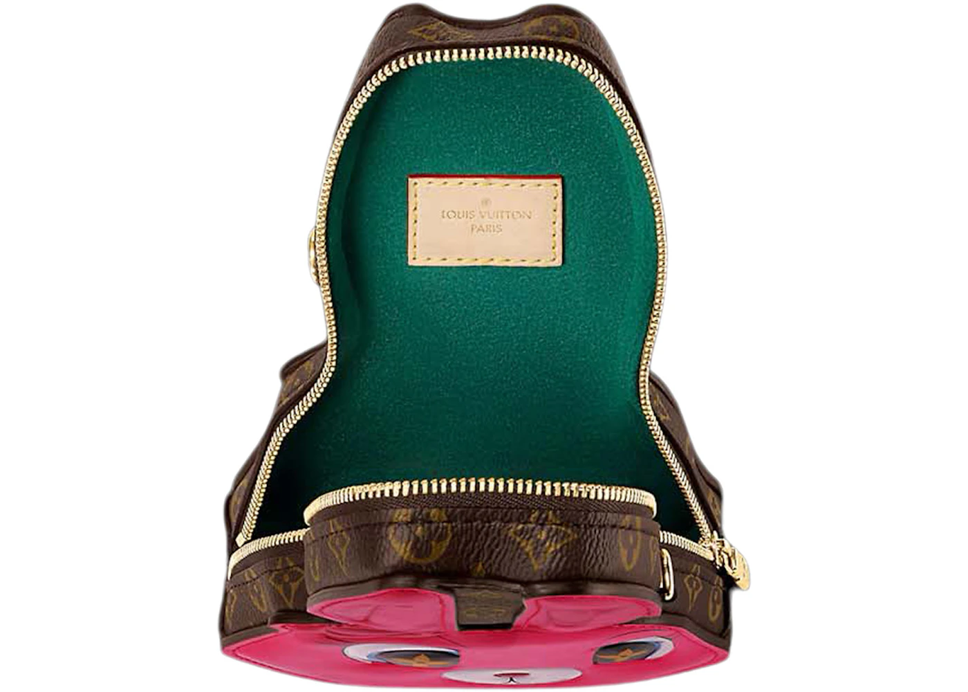 Louis Vuitton x Sun Yitian Wallet On Chain Rabbit Pink in Coated Canvas ...