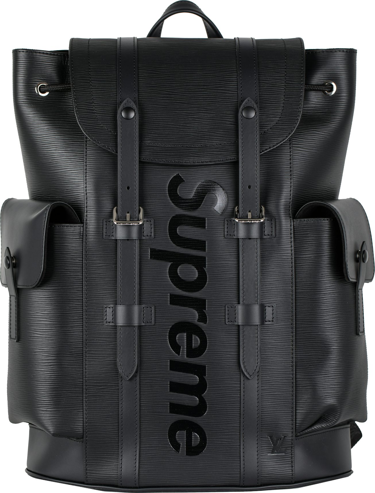 Louis Vuitton x Supreme Christopher Backpack Epi PM Black - GB
