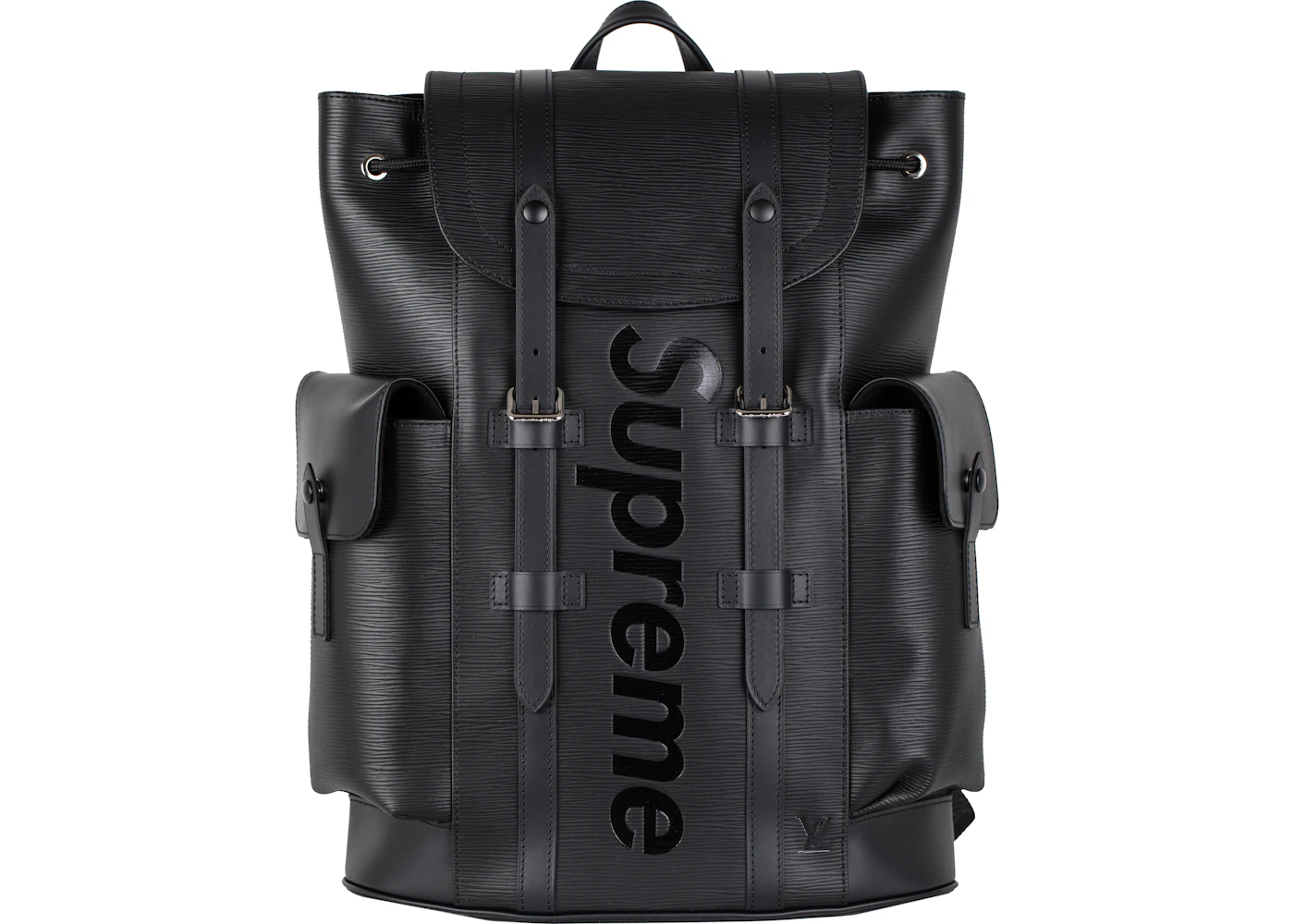 Louis Vuitton x Supreme Christopher Backpack Epi PM Black - US