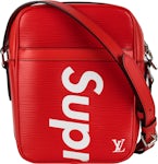 LOUIS VUITTON X SUPREME Epi Christopher Backpack PM Red 298147