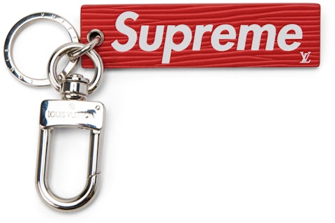 Louis Vuitton x Supreme Epi Keychain Red US