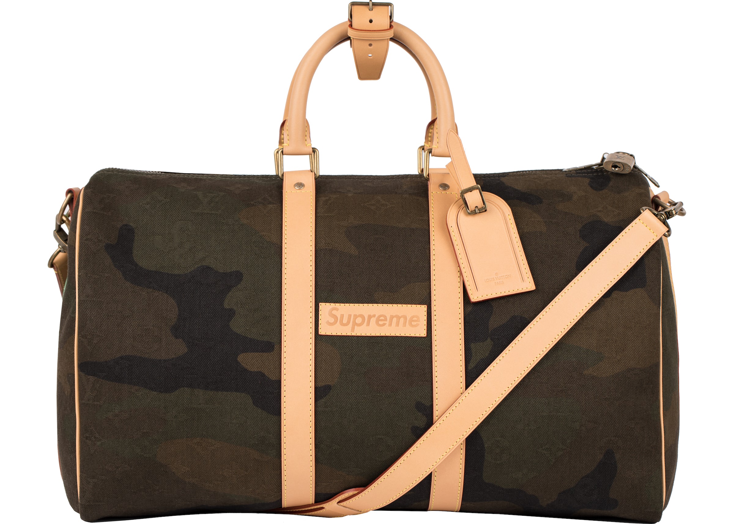 Louis Vuitton Monogram LV Keepall Bandouliere 45 handbag Browns Duffle Bag  -GOOD