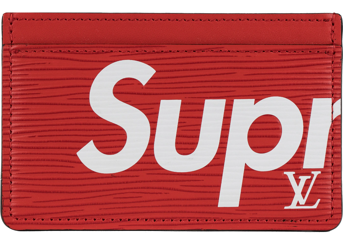 Supreme Vuitton Card Holder Louis Vuitton X Supreme Epi Porte