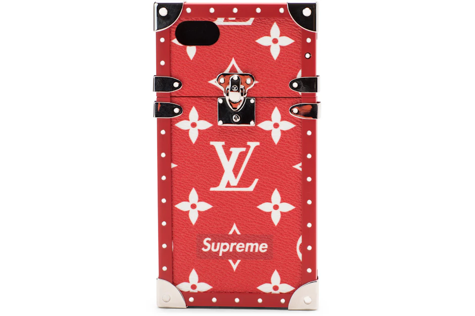 Louis Vuitton X Supreme Iphone 7 Eye Trunk Red Us Louis Vuitton X Supreme Iphone 7 Eye Trunk Red Us