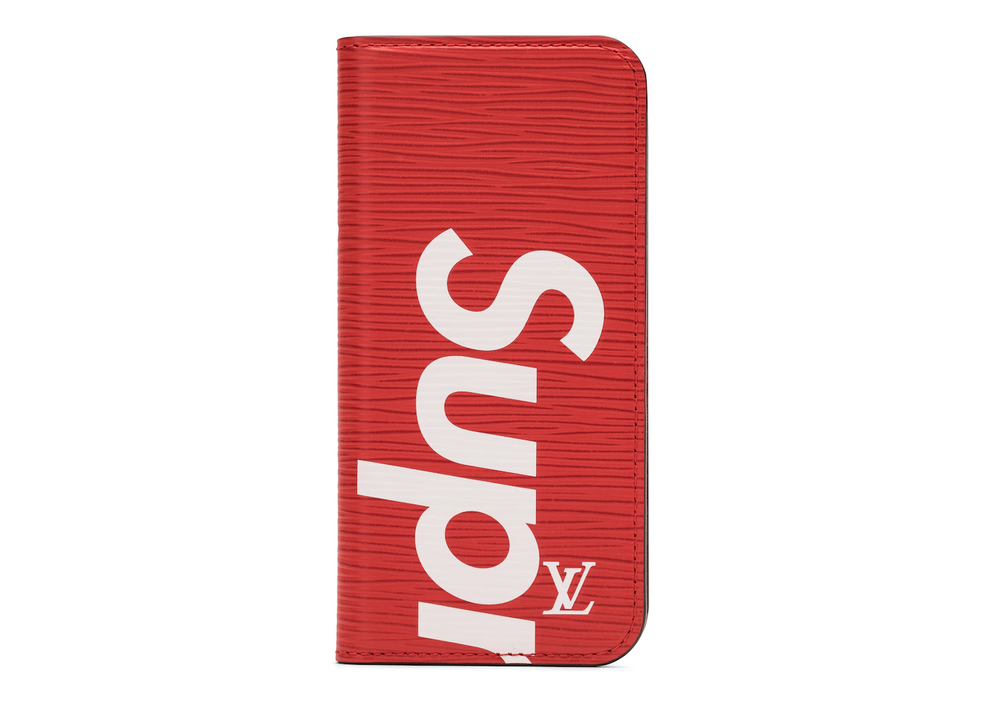Authenticated Used Louis Vuitton Cover iPhone X Xs Folio Red