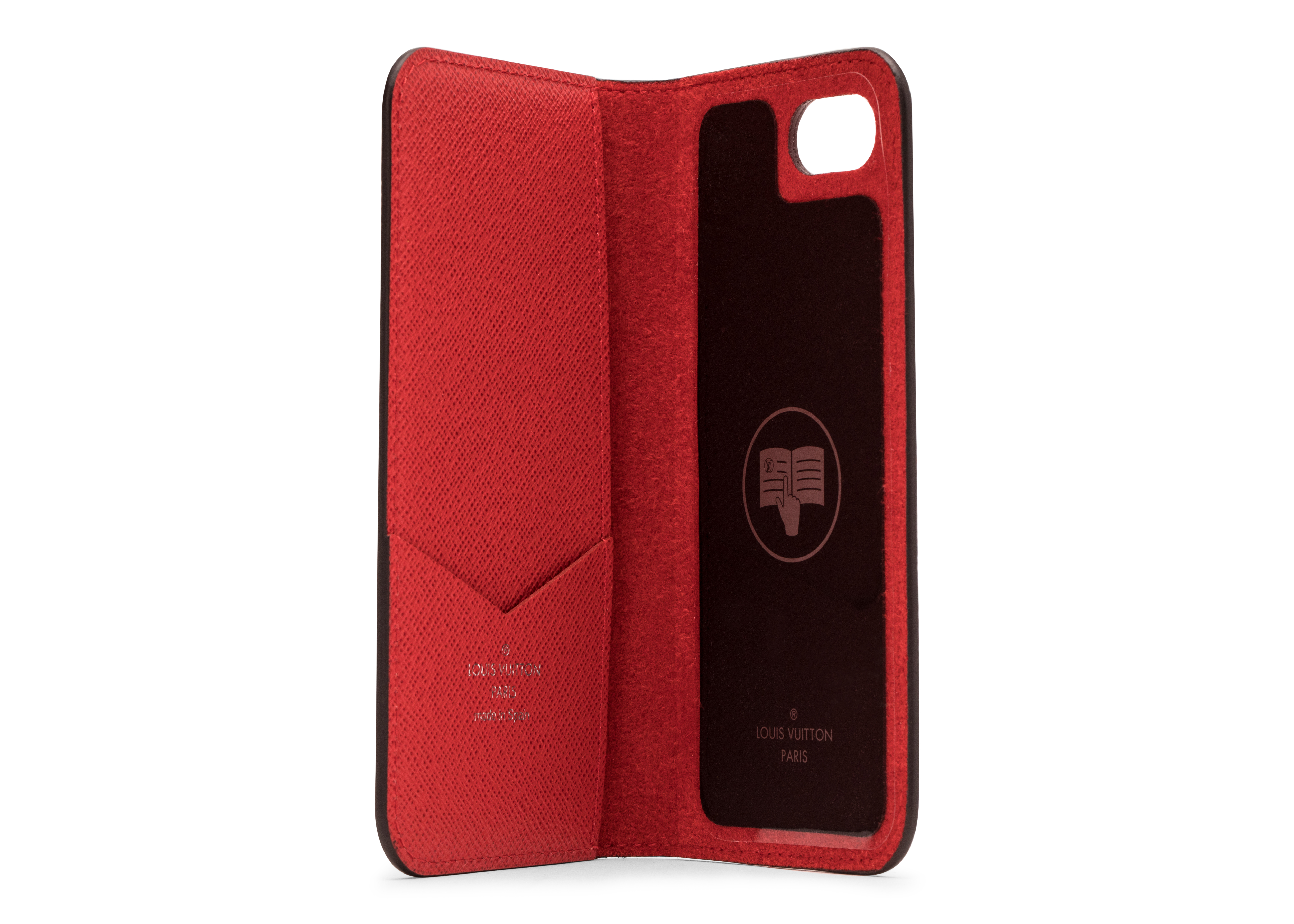 Louis Vuitton x Supreme iPhone 7 Folio Epi Red - US
