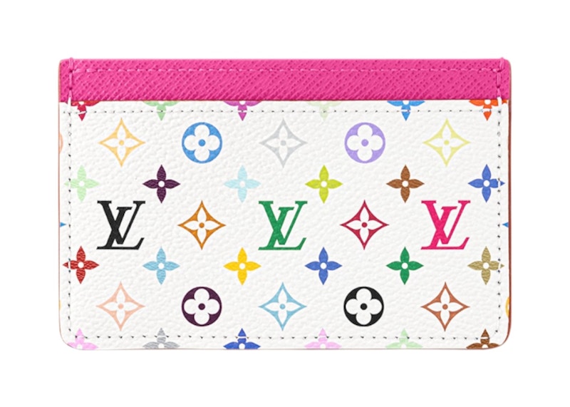 Louis Vuitton x Takashi Murakami Card Holder Multicolored in