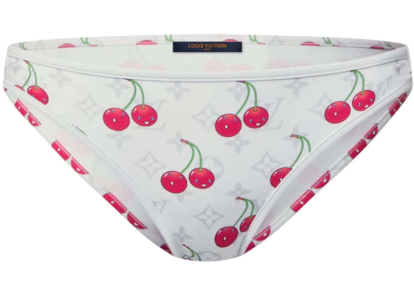 Louis Vuitton x Takashi Murakami Cherry Bikini Bottoms White