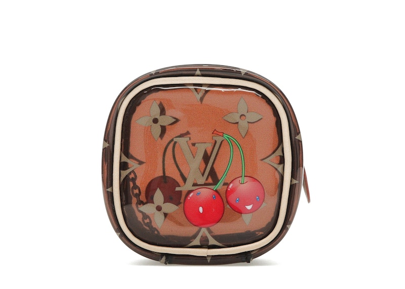 希少コラボ♪【LOUIS VUITTON x TM】Cherry Cube Coin Purse Louis Vuitton x Takashi Murakami Cherry Cube Coin Purse