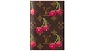 Louis Vuitton x Takashi Murakami Cherry Passport Cover Brown Monogram
