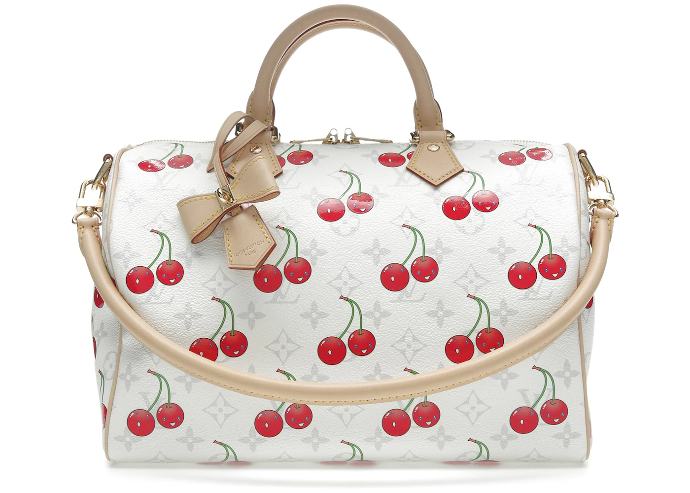 Vuitton Monogram Cherry Lv Murakami Cherry Blossom Bag Louis