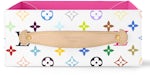 Louis Vuitton x Takashi Murakami George Monogram Multicolor Desk Tray GM White Multicolored/Kawaii Pink