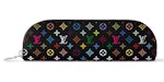 Louis Vuitton x Takashi Murakami Monogram Multicolor Charlotte Pencil Pouch Black Multicolored