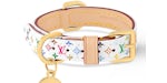 Louis Vuitton x Takashi Murakami Monogram Multicolor Dog Collar XS White Multicolored