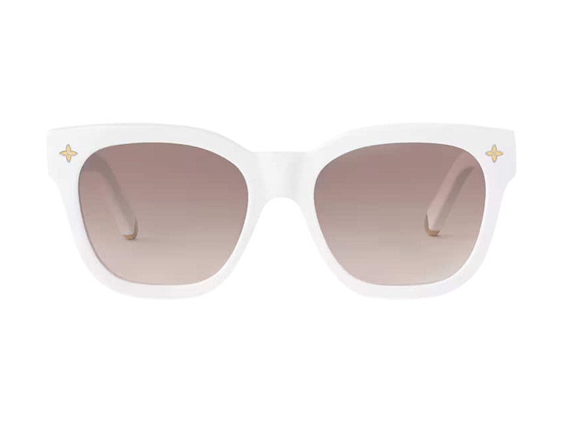 Pre-owned Louis Vuitton Women's X Takashi Murakami My Monogram Square Sunglasses In White