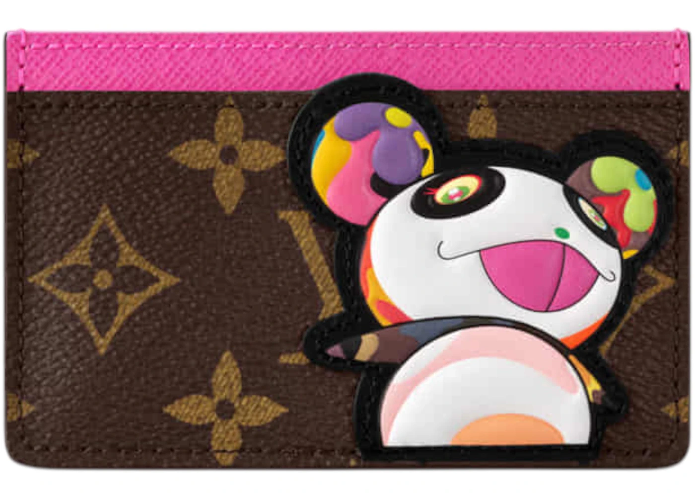 Louis Vuitton x Takashi Murakami Panda Card Holder Monogram in Coated Canvas - US Louis Vuitton x Takashi Murakami Panda Card Holder Monogram in Coated Canvas - US