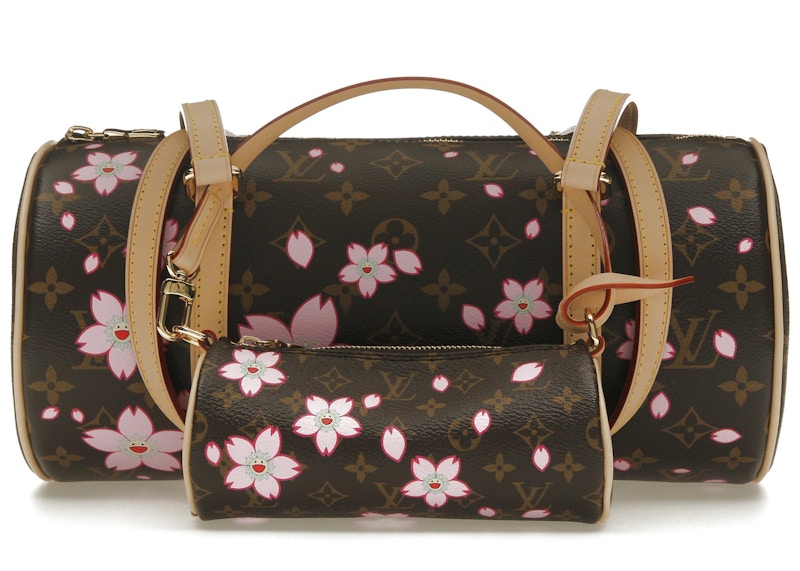 Louis Vuitton x Takashi Murakami Papillon Sakura Brown in