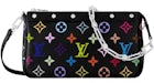 Louis Vuitton x Takashi Murakami Pochette Accessoires Black Multicolored