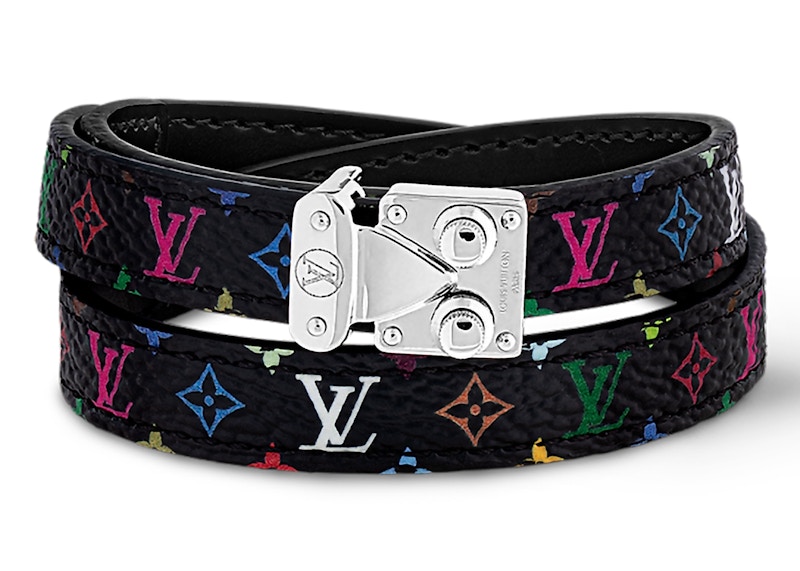 Louis Vuitton x Takashi Murakami Signature Bracelet Black Louis Vuitton x Takashi Murakami Signature Bracelet Black
