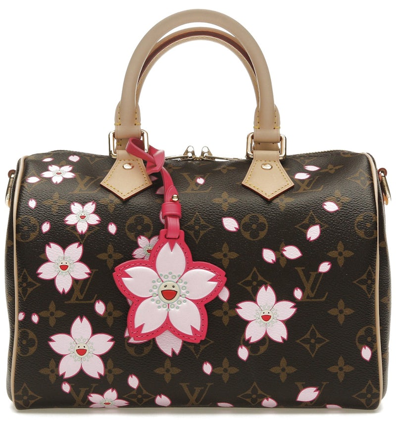 Louis Vuitton x Takashi Murakami Cherry Blossom Speedy Bandouliere