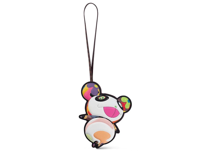 Pre-owned Louis Vuitton Women's X Takashi Murakami Superflat Panda Bag Charm In Multi