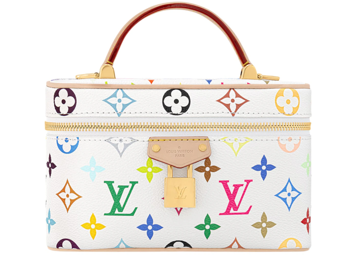Louis Vuitton x Takashi Murakami Vanity Chain Pouch Blanc