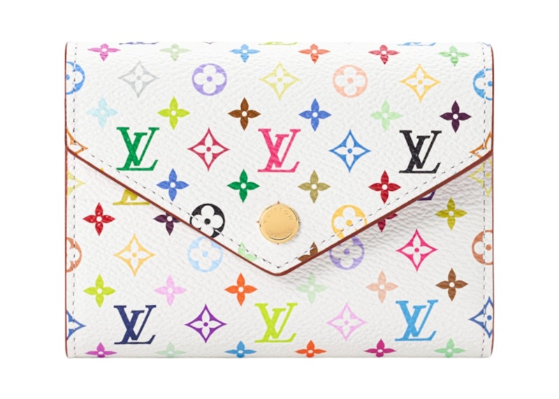 Louis Vuitton x Takashi Murakami Victorine Wallet Multicolor White