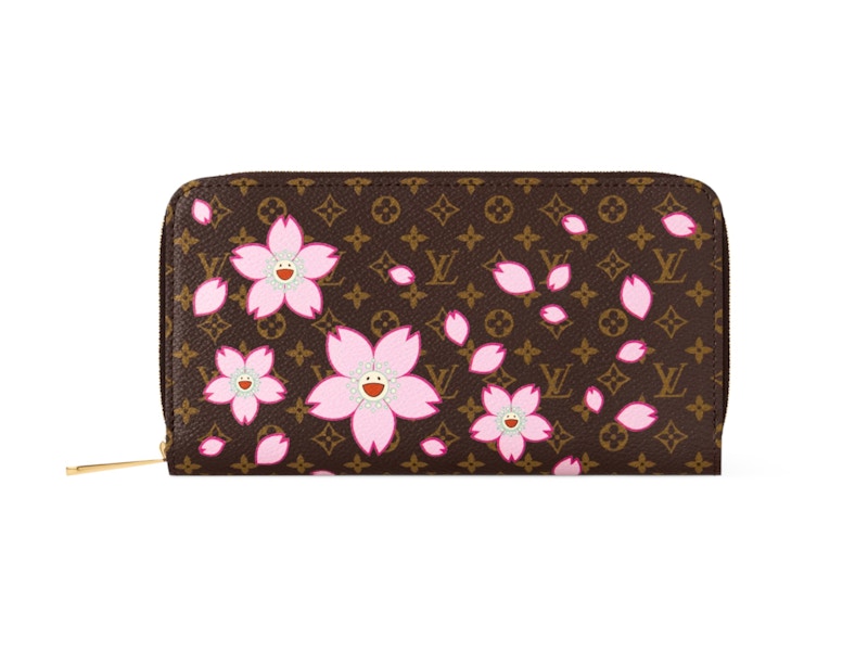 Louis Vuitton x Takashi Murakami Zippy Wallet Sakura Brown Louis Vuitton x Takashi Murakami Zippy Wallet Sakura Brown