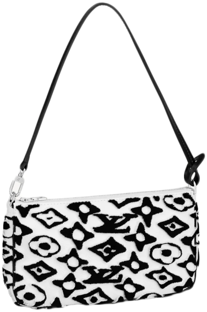 Pochette accessoire cloth handbag Louis Vuitton White in Cloth - 34020068