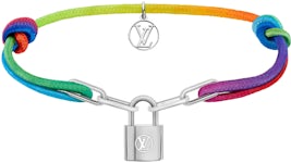 Louis Vuitton Fluo June Adjustable Bracelet - MP2145 Neon Yellow Green  Silver