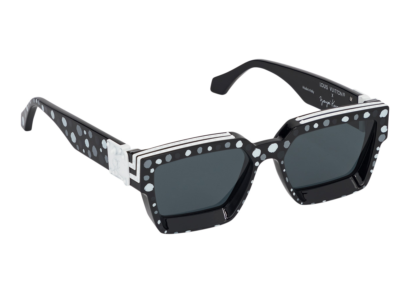 Louis Vuitton x Yayoi Kusama 1.1 Millionaires Painted Dots Sunglasses  Black/Gray (Z1904E)